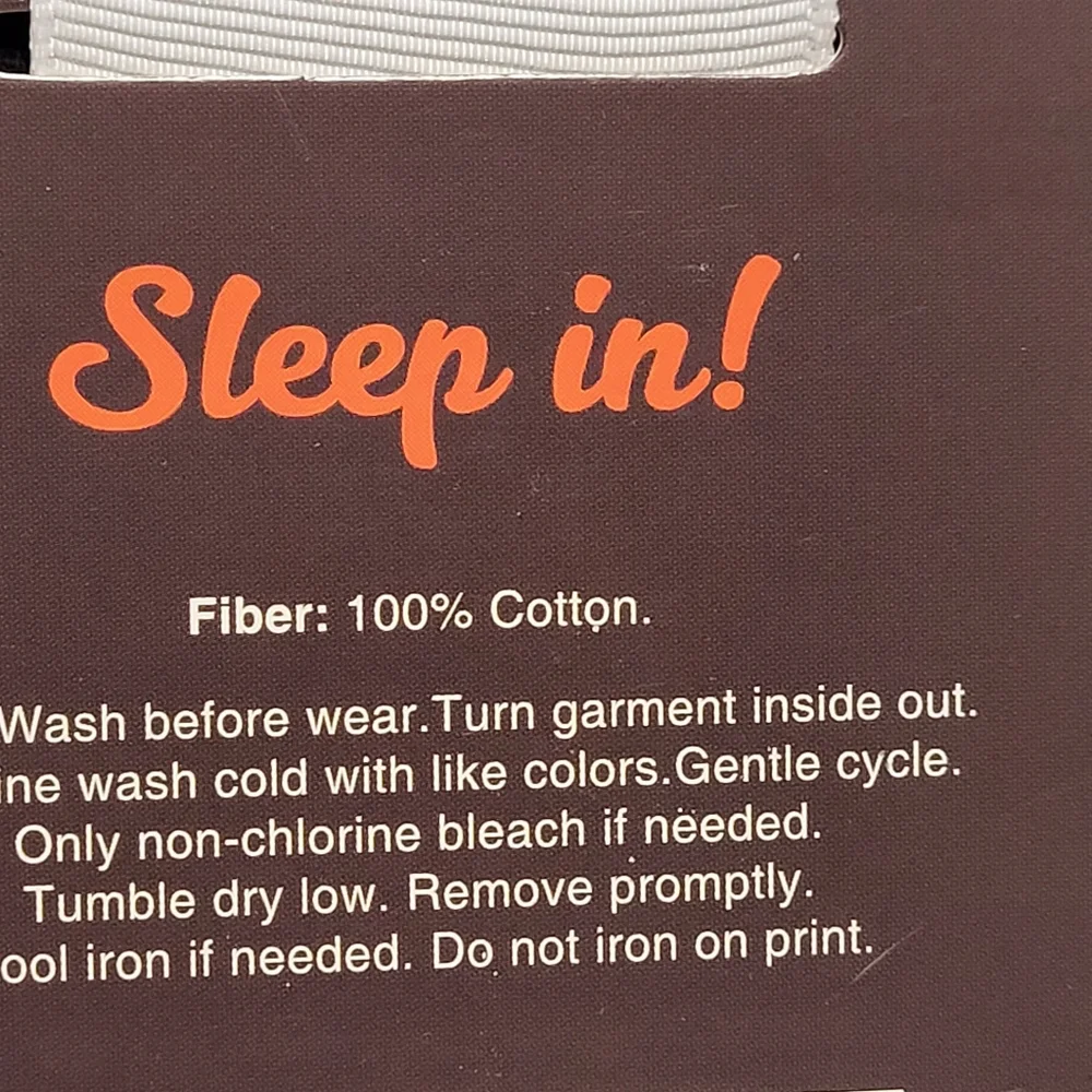 SLEEP IN! MEN’S 2-PIECE FAMILY SLEEP SIZE:XXL / BLACK AND WHITE - Picture 2 of 6
